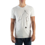 Batman Silhouette White T-Shirt