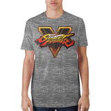 Street Fighter Logo Grey T-Shirt