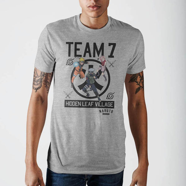 Team 7 Konohagkure Siro T-Shirt