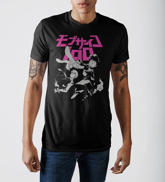 Mob Psycho 100 Key Art Crew T-Shirt