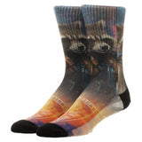 Guardians of the Galaxy Rocket Sublimated  Crew Socks