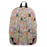 Bananya Tile Cat Sublimated Backpack