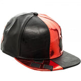 Batman Harley Quinn PU Suit Up Snapback with Appliqu‚ Diamonds