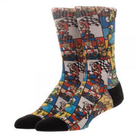 SNES Mario Kart Collage Sublimated Socks