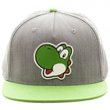 Nintnedo Yoshi Rubber Sonic Weld Gray/Green Snapback