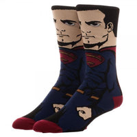 Justice League Superman 360 Character Crew Socks