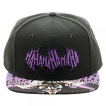 Batman Joker Sublimated Bill Snapback