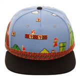 Mario 8-Bit All Over Scene Snapback