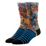 Justice League Sublimated  Crew Socks