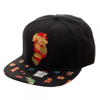Mario 8-Bit Sublimated Bill Snapback