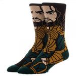 Justice League Aquaman 360 Character Crew Socks