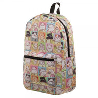 Bananya Tile Cat Sublimated Backpack